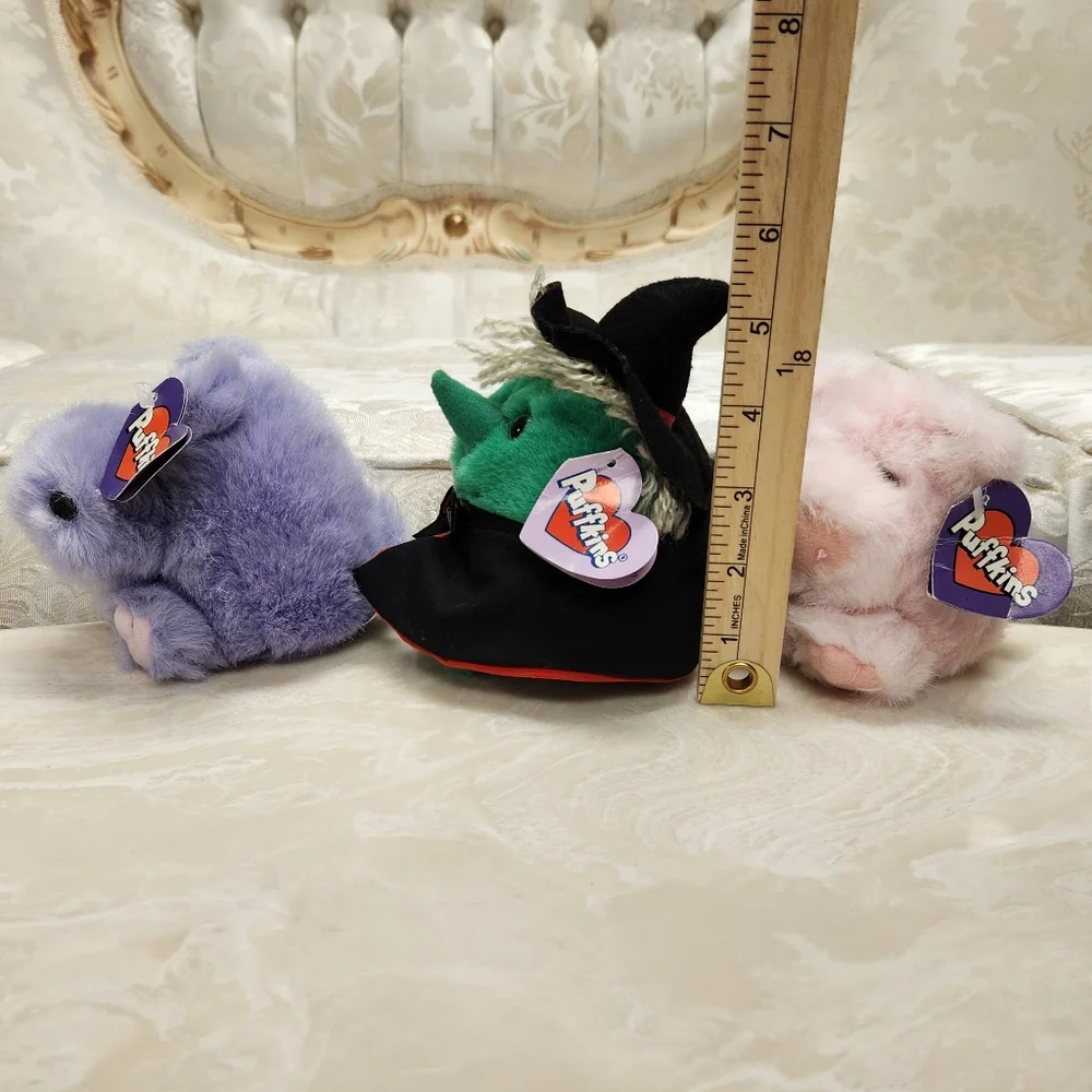 Puffkins plush Henrietta Percy Hazel Lot of 3